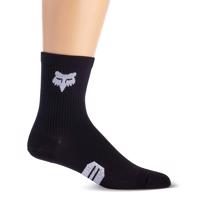 FOX Cyklistické ponožky klasické - 6" RANGER - černá S-M