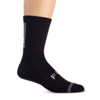 FOX Cyklistické ponožky klasické - DEFEND CREW 8" - černá L-XL