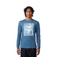 FOX Cyklistické triko s dlouhým rukávem - AUXLRY - modrá M