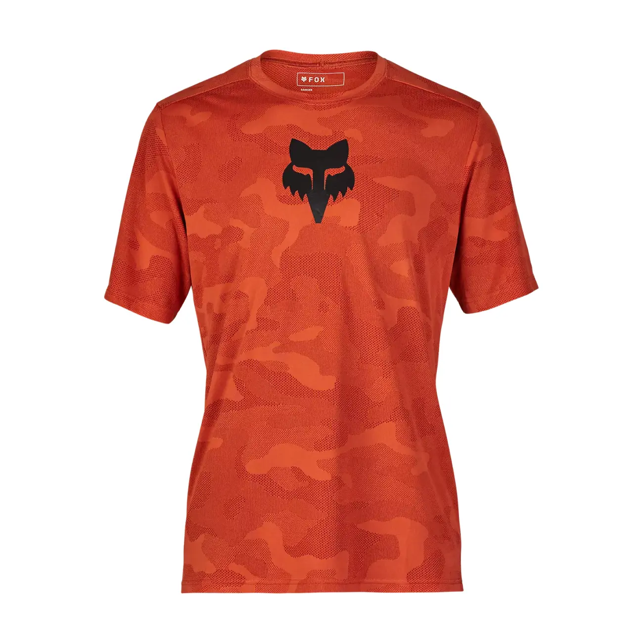 FOX Cyklistický dres s krátkým rukávem - RANGER TRU DRI - oranžová XL