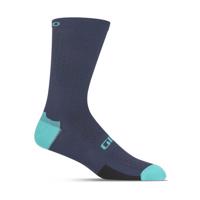 GIRO Cyklistické ponožky klasické - HRC TEAM - modrá/světle modrá L
