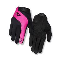 GIRO Cyklistické rukavice dlouhoprsté - TESSA LF - černá/růžová M