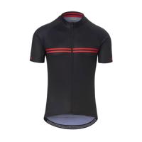GIRO Cyklistický dres s krátkým rukávem - CHRONO SPORT - černá/červená M