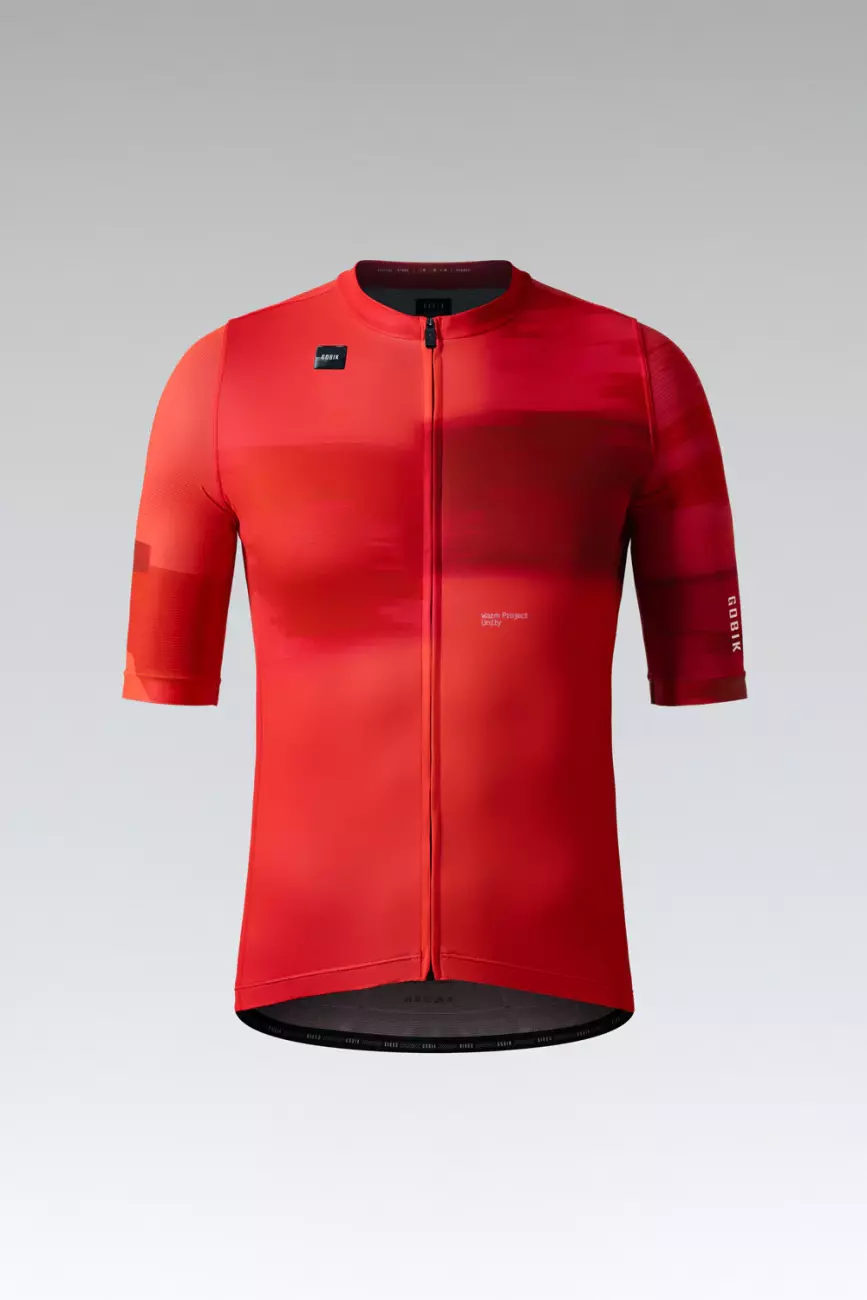 GOBIK Cyklistický dres s krátkým rukávem - STARK - červená 2XL