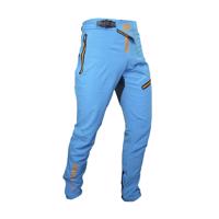 HAVEN Cyklistické kalhoty dlouhé bez laclu - ENERGIZER LONG  - oranžová/modrá S