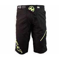 HAVEN Cyklistické kalhoty krátké bez laclu - RIDE-KI SHORT - zelená/černá 2XL
