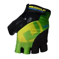 HAVEN Cyklistické rukavice krátkoprsté - SINGLETRAIL - zelená/černá S