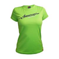 HAVEN Cyklistický dres s krátkým rukávem - AMAZON SHORT - zelená/fialová 2XL