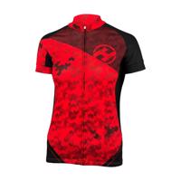 HAVEN Cyklistický dres s krátkým rukávem - SINGLETRAIL NEO WOMEN - červená L