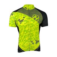 HAVEN Cyklistický dres s krátkým rukávem - SINGLETRAIL NEO - zelená/černá L