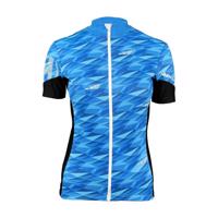 HAVEN Cyklistický dres s krátkým rukávem - SKINFIT NEO WOMEN - modrá/bílá XL