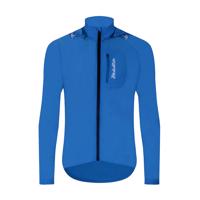 HOLOKOLO Cyklistická větruodolná bunda - WIND/RAIN - modrá 4XL