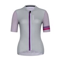 HOLOKOLO Cyklistický dres s krátkým rukávem - KIND ELITE LADY - šedá 2XL