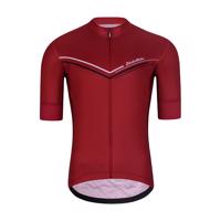 HOLOKOLO Cyklistický dres s krátkým rukávem - LEVEL UP - červená 4XL