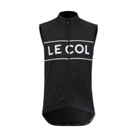LE COL Cyklistická vesta - SPORT LOGO GILET - bílá/černá XL