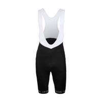LE COL Cyklistické kalhoty krátké s laclem - SPORT - bílá/černá 3XL