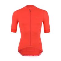 LE COL Cyklistický dres s krátkým rukávem - PRO ECO - oranžová 3XL