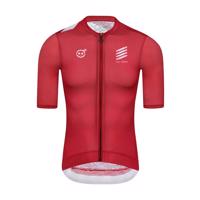 MONTON Cyklistický dres s krátkým rukávem - SKULL III - bílá/červená S
