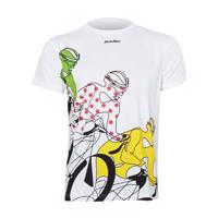 NU. BY HOLOKOLO Cyklistické triko s krátkým rukávem - LE TOUR COLOURS - vícebarevná/bílá M