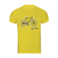 NU. BY HOLOKOLO Cyklistické triko s krátkým rukávem - LE TOUR LEMON II. - žlutá XL