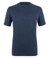 Pánské tričko Salewa Pure logo merino responsive navy blazer 28264-3960
