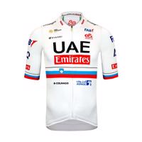 PISSEI Cyklistický dres s krátkým rukávem - UAE TEAM EMIRATES SLOVENIAN 2024 - bílá/červená 2XL