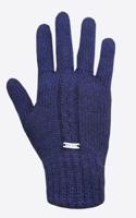 Pletené Merino rukavice Kama R103 108 tmavě modrá