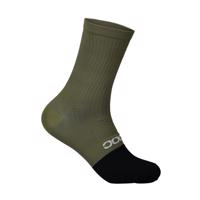POC Cyklistické ponožky klasické - FLAIR - černá/zelená L