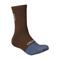 POC Cyklistické ponožky klasické - FLAIR  - hnědá/modrá M