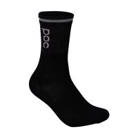 POC Cyklistické ponožky klasické - THERMAL - černá/šedá
