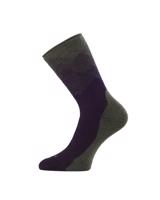 Ponožky merino Lasting FWN-696 zelené