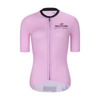 RIVANELLE BY HOLOKOLO Cyklistický dres s krátkým rukávem - VOGUE - růžová/černá