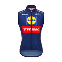 SANTINI Cyklistická vesta - LIDL TREK 2024 - červená/žlutá/modrá XL