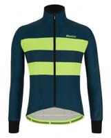 SANTINI Cyklistická zateplená bunda - COLORE BENGAL WINTER - modrá XL