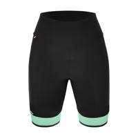 SANTINI Cyklistické kalhoty krátké bez laclu - GIADA PURE - zelená/černá S