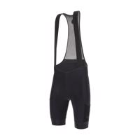 SANTINI Cyklistické kalhoty krátké s laclem - GRAVEL - černá XL