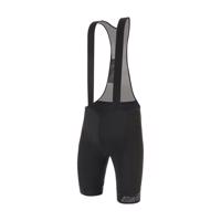 SANTINI Cyklistické kalhoty krátké s laclem - IMPACT PRO - černá 2XL