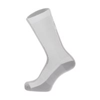 SANTINI Cyklistické ponožky klasické - PURO  - bílá