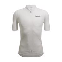 SANTINI Cyklistický dres s krátkým rukávem - COLORE PURO - bílá XL