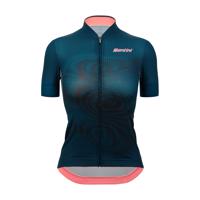 SANTINI Cyklistický dres s krátkým rukávem - DELTA VORTEX - modrá L