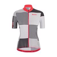 SANTINI Cyklistický dres s krátkým rukávem - TONO SFERA LADY - černá/bílá XS