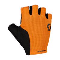SCOTT Cyklistické rukavice krátkoprsté - ESSENTIAL GEL - oranžová