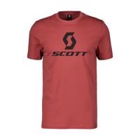 SCOTT Cyklistické triko s krátkým rukávem - ICON - červená XL