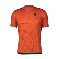 SCOTT Cyklistický dres s krátkým rukávem - RC TEAM 20 SS - černá/oranžová M