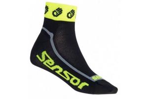 SENSOR ponožky Race Lite ručičky reflexní žlutá 17100117