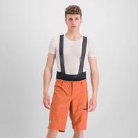 SPORTFUL Cyklistické kalhoty krátké bez laclu - CLIFF GIARA - oranžová M