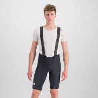 SPORTFUL Cyklistické kalhoty krátké s laclem - BODYFIT CLASSIC - černá/zlatá XL