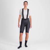 SPORTFUL Cyklistické kalhoty krátké s laclem - FIANDRE NORAIN - černá S