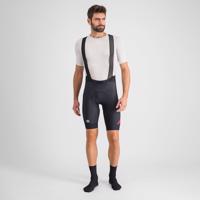 SPORTFUL Cyklistické kalhoty krátké s laclem - FIANDRE NORAIN PRO - černá 2XL