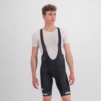 SPORTFUL Cyklistické kalhoty krátké s laclem - NEO - černá/bílá 2XL